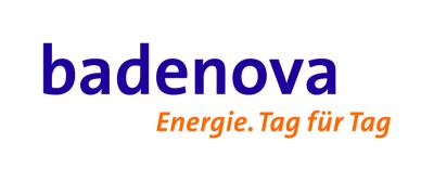Logo badenova, Energie. Tag für Tag