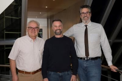 Christoph Hanisch, Peter Stangl und Jens Fondy-Langela 