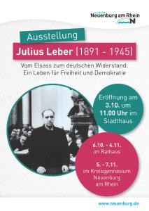 Plakat Austellung Julius Leber