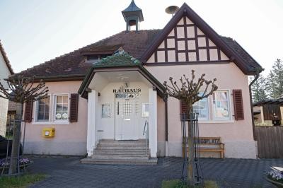 Eingang Rathaus Steinenstadt