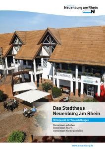 Stadthausbroschüre Titelseite