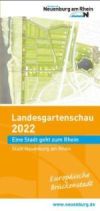 Titelseite Flyer Landesgartenschau 2022 mit Plan des Geländes